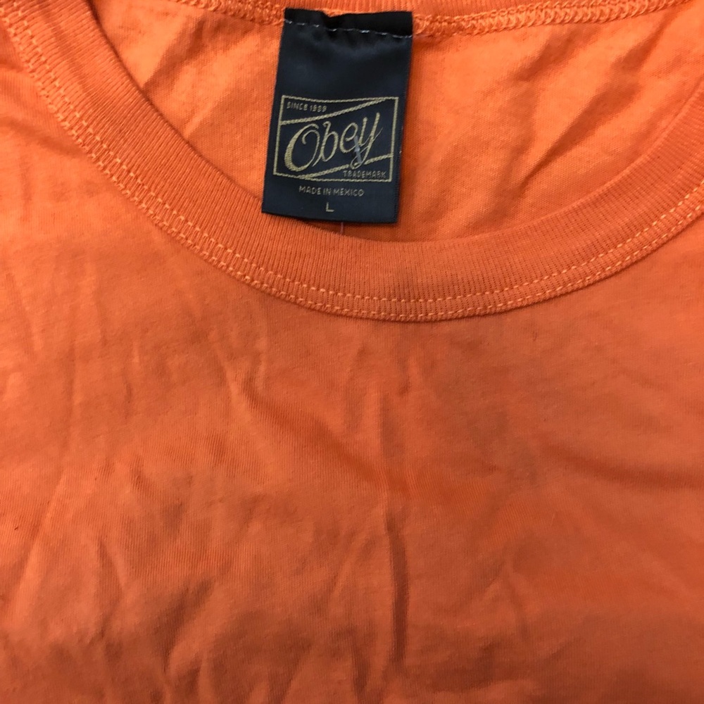 OBEY orange tee - Picture 2 of 5